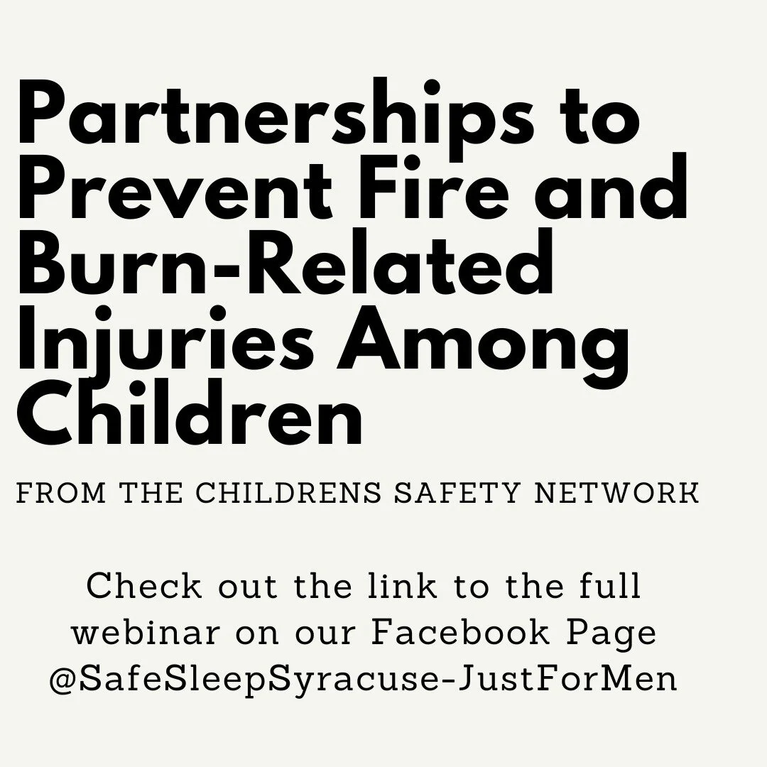 Check out this helpful webinar from the Children's Safety Network all about preventing fire and burn-related injuries among children! You can find the webinar linked on our Facebook page or copy the link below! 

https://www.childrenssafetynetwork.or