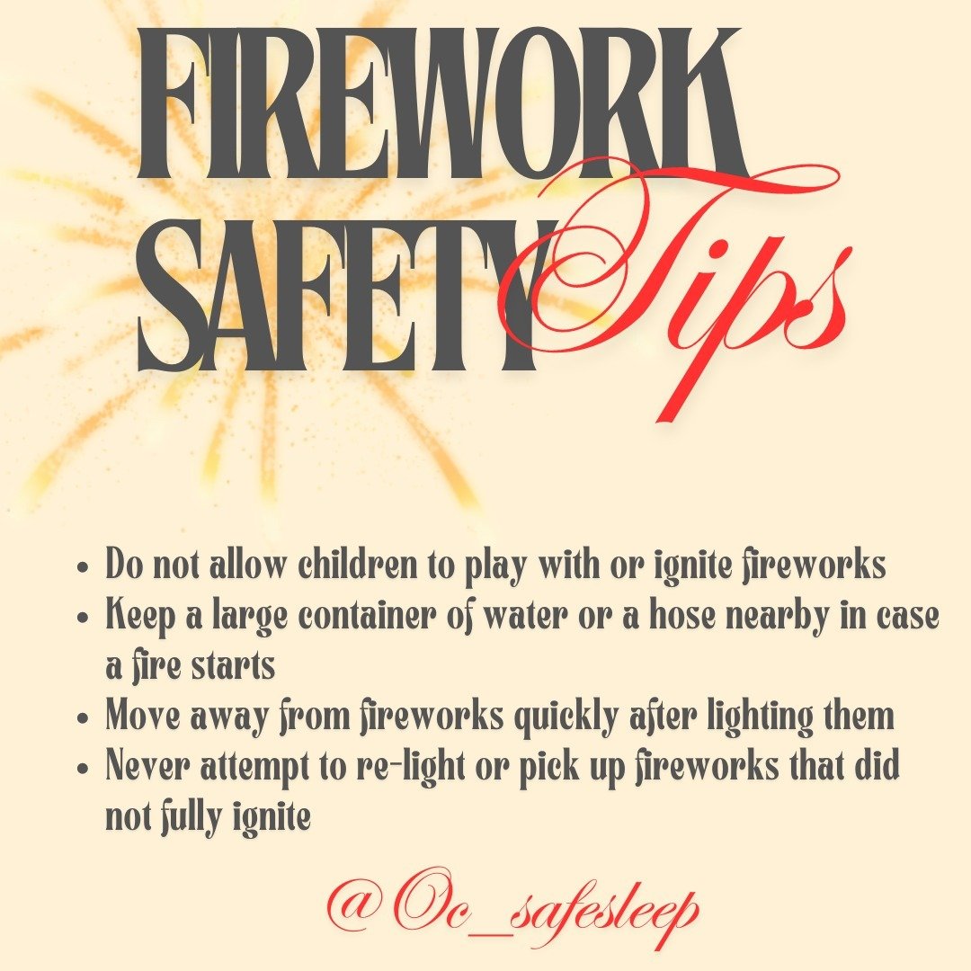 The Fourth of July is coming up this Thursday! Check out these helpful firework safety tips from the Children's Safety Network and have a happy and safe Fourth of July!