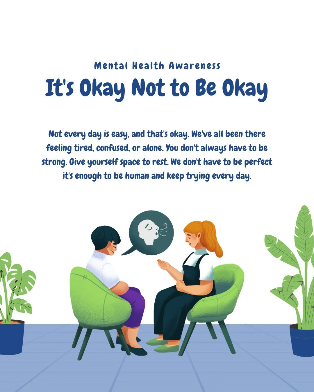 It&rsquo;s okay not to be okay&mdash;and you&rsquo;re not alone in that. 💙 Mental Health Awareness Month is a reminder that rest, vulnerability, and being human are enough. You don&rsquo;t have to be strong every day. Keep showing up for yourself, o