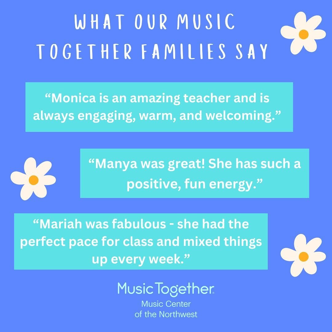 We love our families!! Spring classes start Monday- we still have some room for you! Link to register in bio 🎶🌸