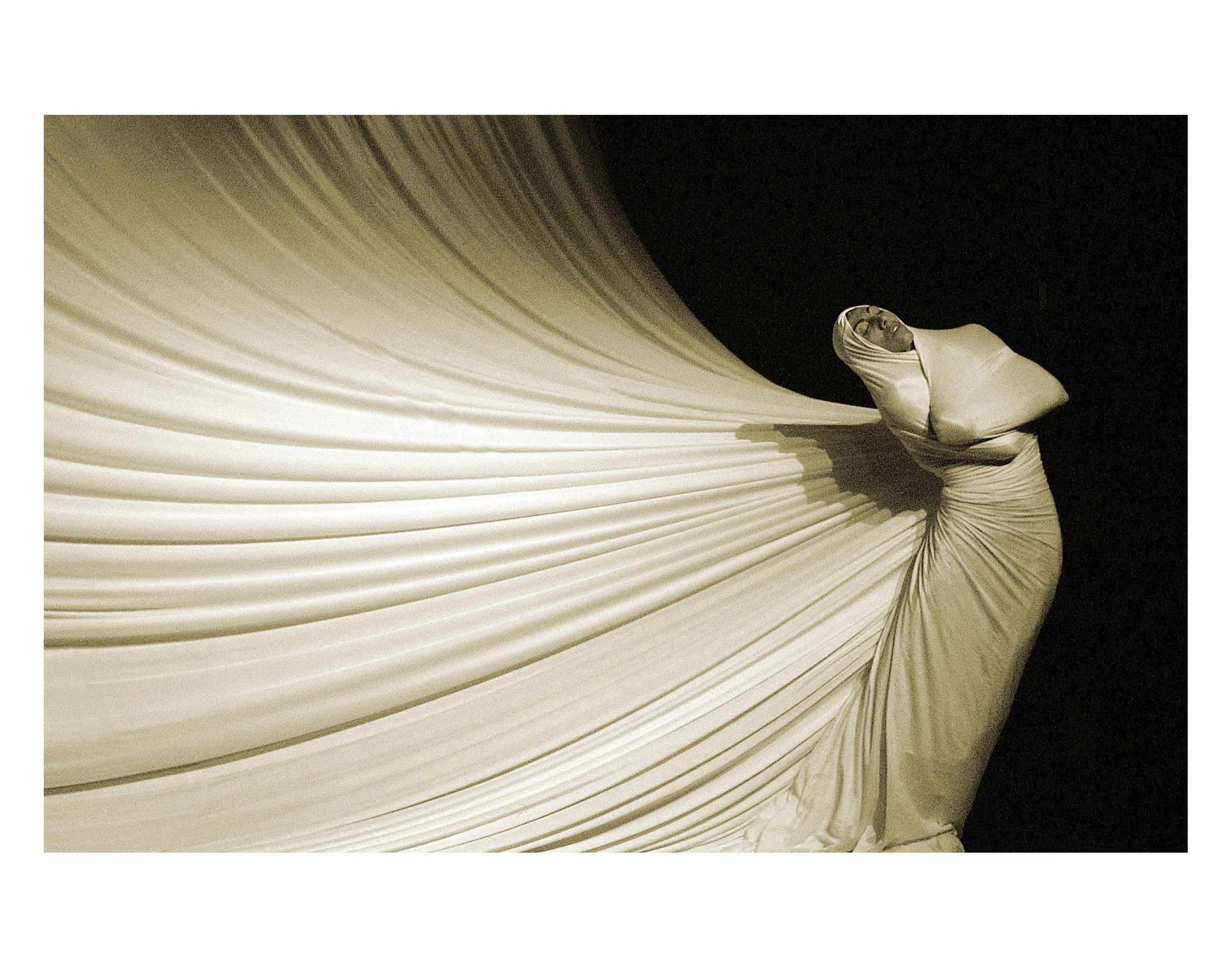 (photo by Astrid Riecken/The Washington Times) 2005: Nejla Yatkin rehearses Mata Hari as a solo dancer. In her show, "Deconstructing Mata Hari," Nejla explores images often associated with Mata Hari such as exoticism, espionage, criminal proceedings,