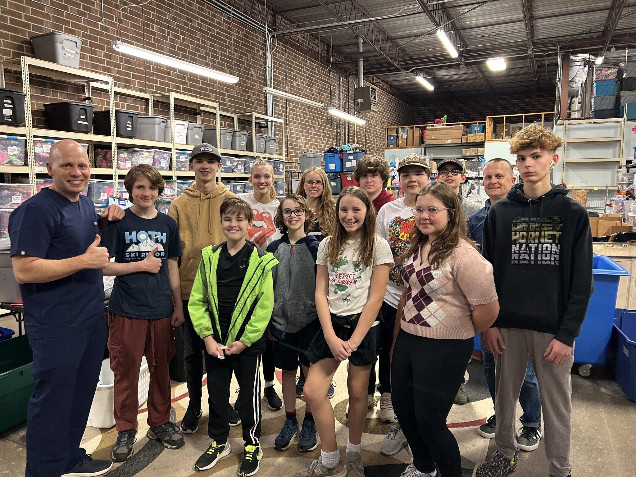 Volunteer Spotlight: Bishop Browning's group did an excellent job helping prepare our resource center for the Winter Sale! Thank you for your help!

Not everyone can foster - everyone can help!