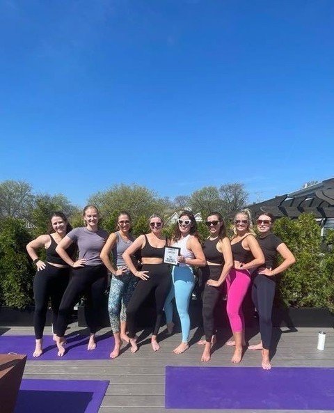 Okay, ladies, let's get in formation! 🩷✨⁠
⁠
🧘🏻&zwj;♀️Our yoga classes are designed to help you keep the party going or help you relax with your babes. With a variety of yoga styles, our teachers show up and teach based on how you are all feeling i