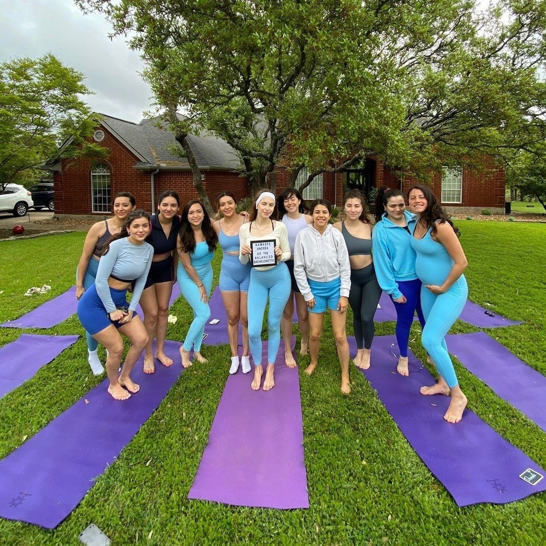 Did you know that our talented yoga instructors can tailor your session to match your bach squad's mood? ⁠🩵⁠
⁠
Whether you're seeking a high-energy flow or a gentle Yin practice, we've got you covered! 🌸