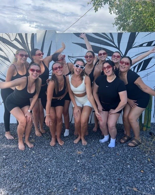 Looking to add something to your bachelorette itinerary? Stretch it out with the girls during our yoga sessions and make memories on the mat with your fave babes! 🩷⁠
⁠
What&rsquo;s Included:⁠
🌸 A 60 Minute hands-on yoga practice tailored to your gr