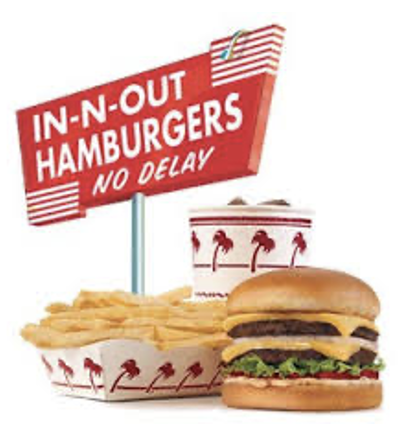 A Hug and a Hamburger from “In and Out”