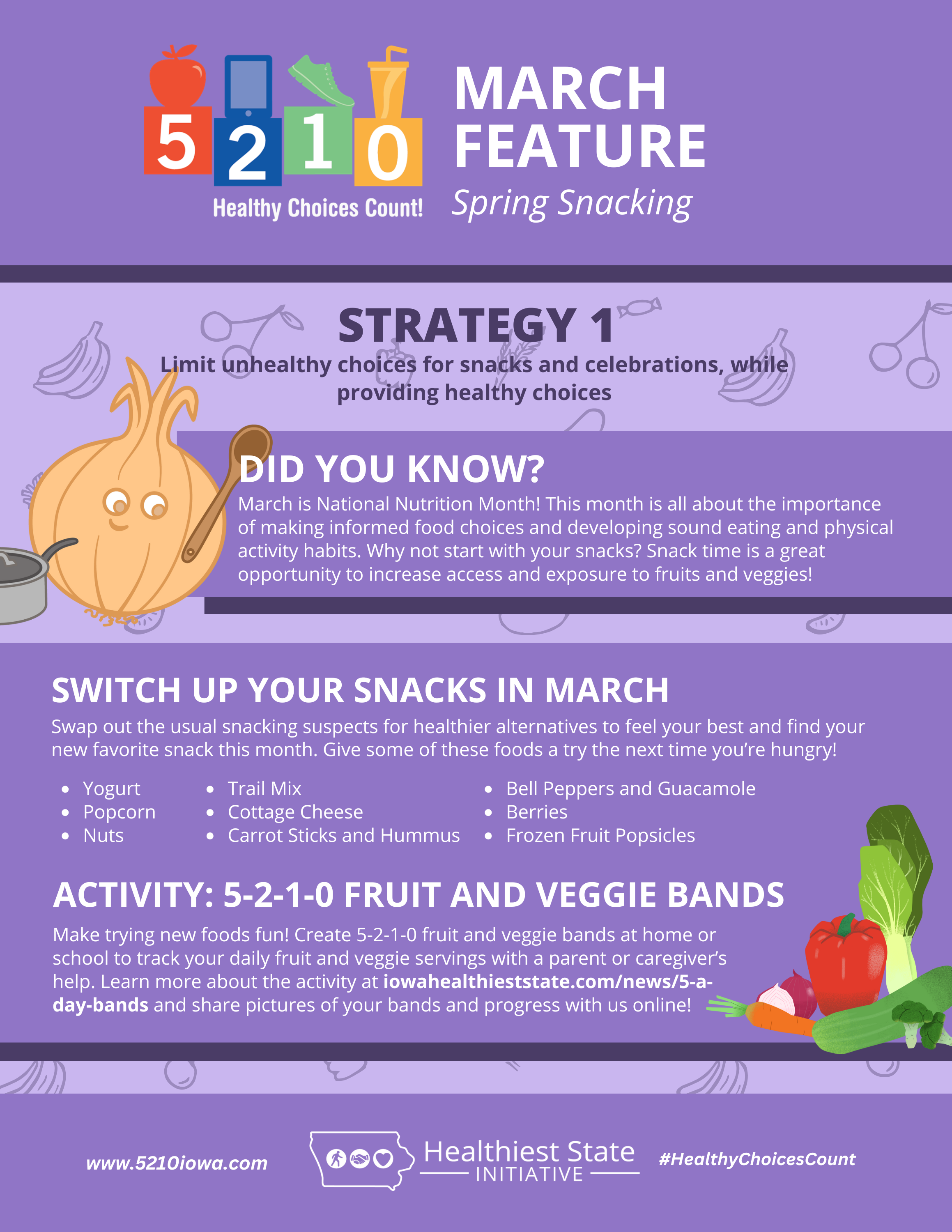 5-2-1-0 Healthy Choices Count! Feature — Iowa Healthiest State Initiative