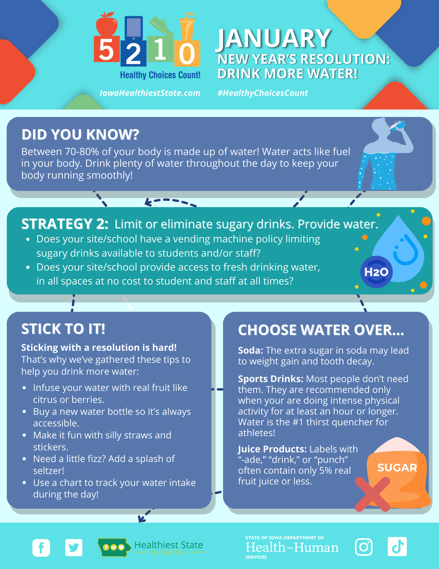 5-2-1-0 Healthy Choices Count! Feature — Iowa Healthiest State Initiative