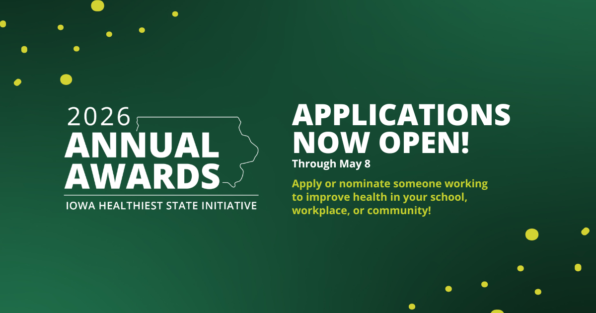 2026 Healthiest State Annual Awards Applications and Nominations Now Open