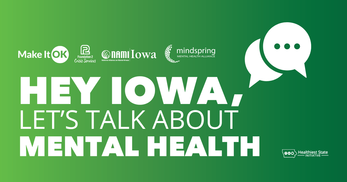 Iowa Healthiest State Initiative Launches New Make It OK Workplace Registration and Expands Mental Health Awareness Month Partnerships