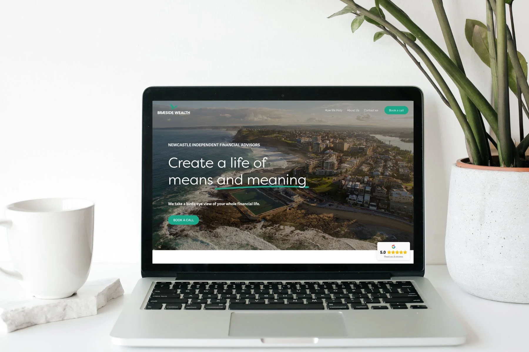 financial advisor website design