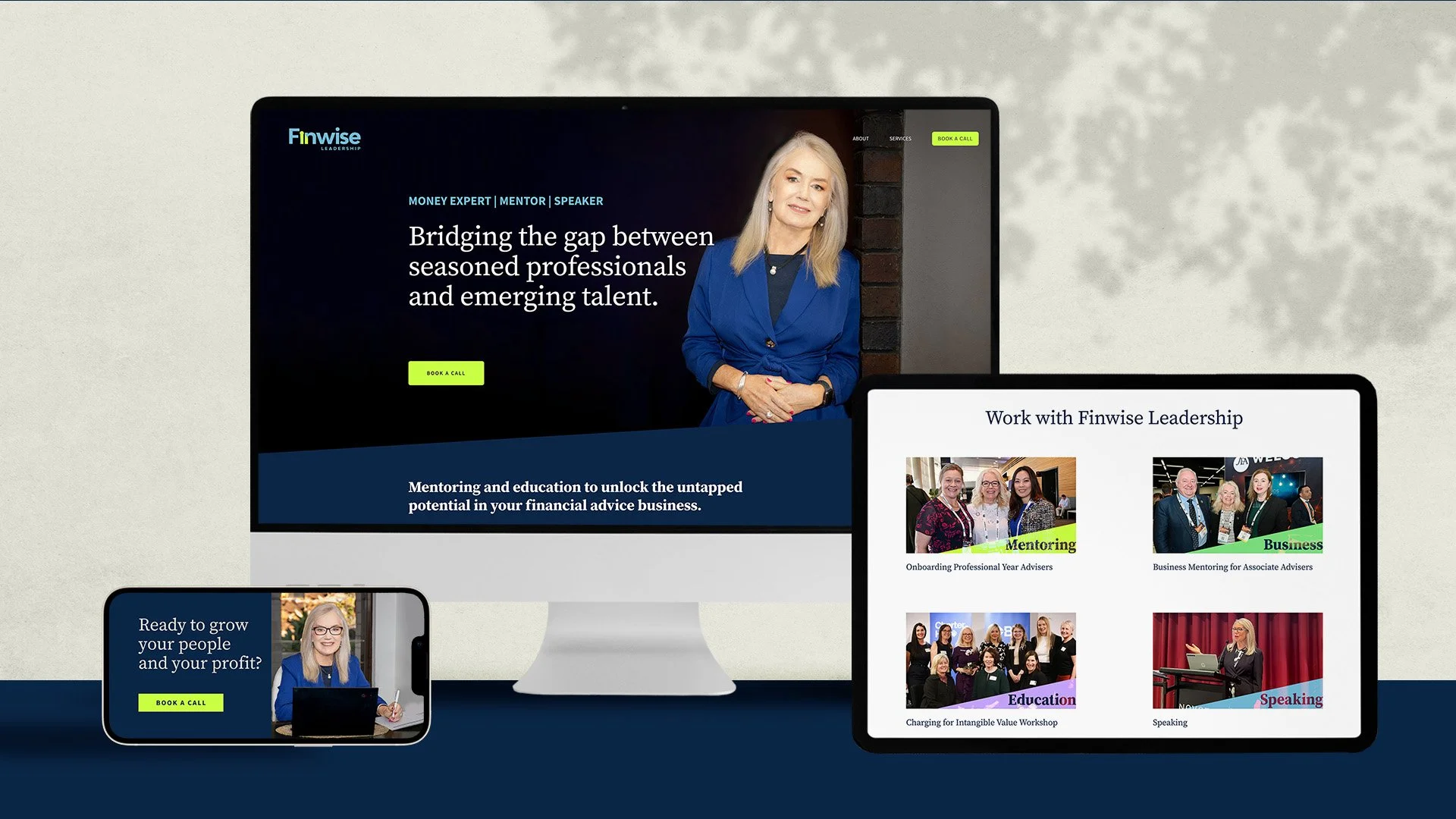 financial advisor website design