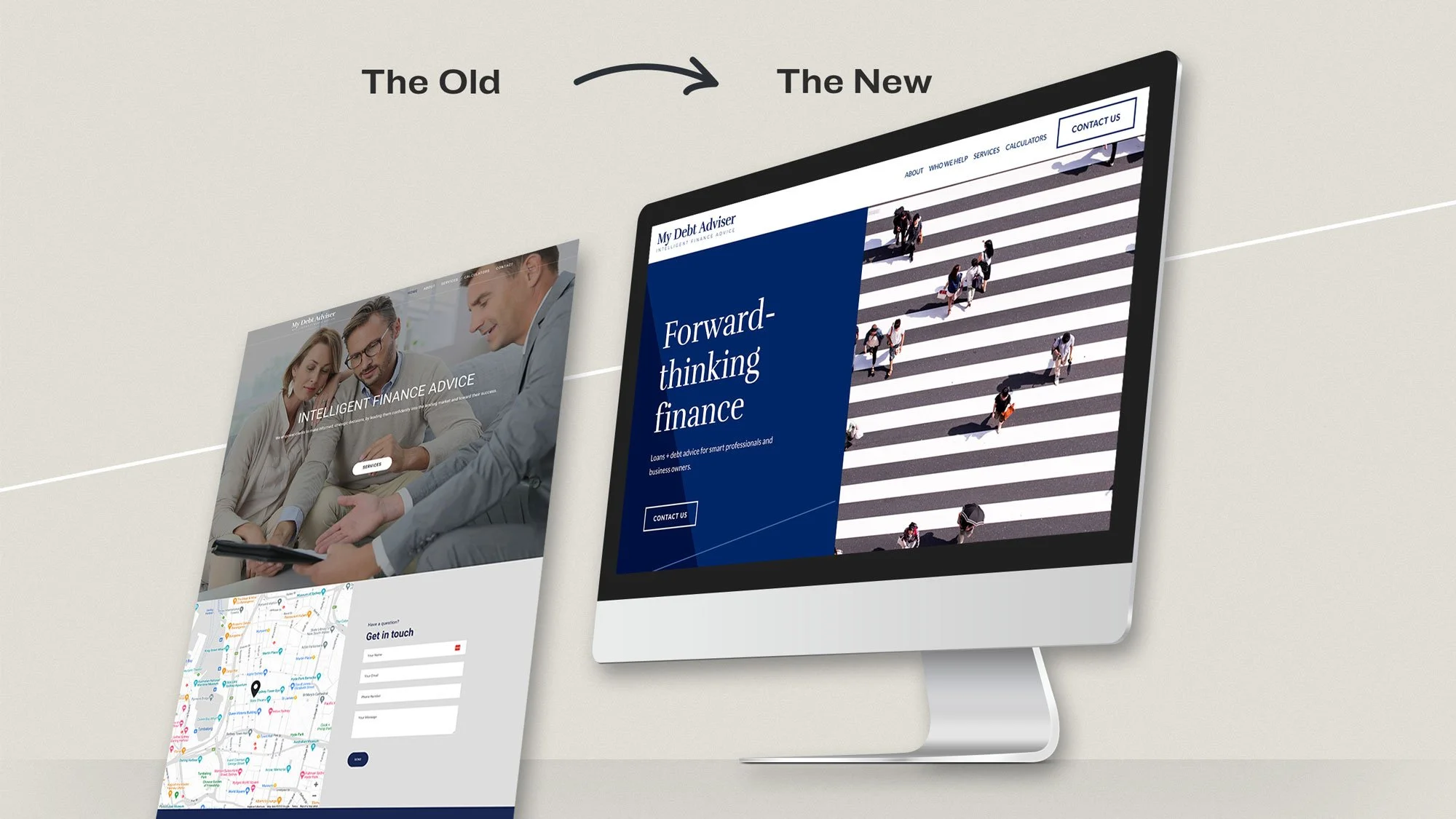 financial advisor website design