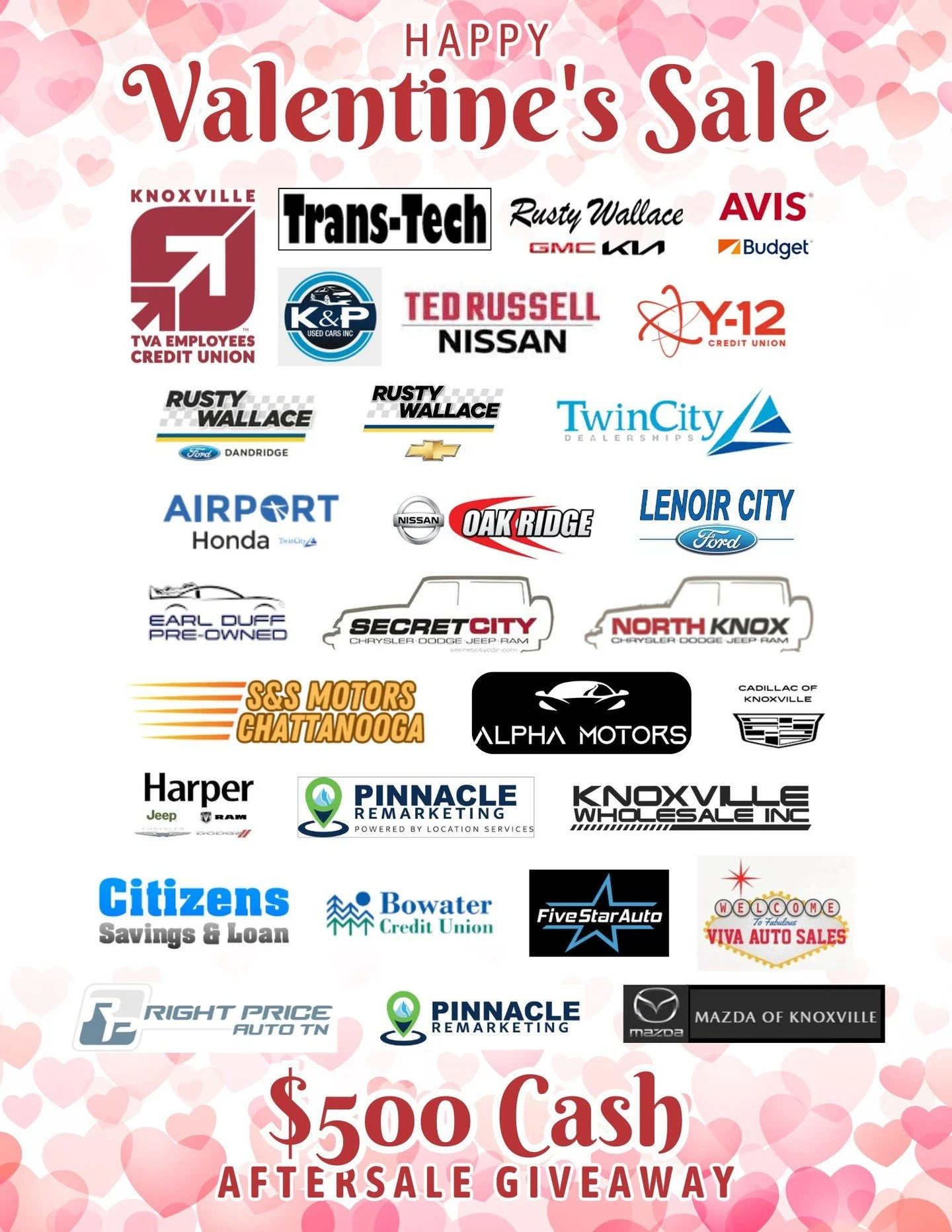 Join us Thursday, February 12 at 9:15 AM for our Valentine&rsquo;s Sale! ❤️We&rsquo;re bringing a strong lineup of quality vehicles you won&rsquo;t want to miss. Bid in lane or online at AirportAutoAuction.com &mdash; and don&rsquo;t leave early! Sti