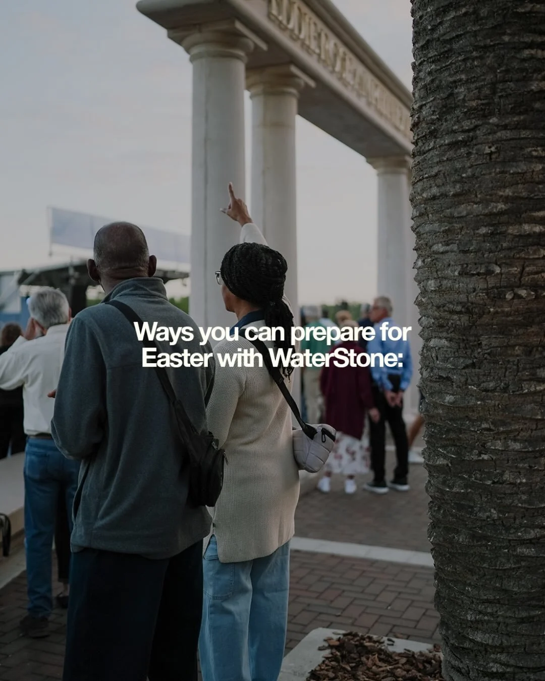 Let&rsquo;s cover our city with prayer this Easter season!

Join us this Monday, March 30th at 6:30 PM for prayer and evangelism at Crane&rsquo;s Roost Park. 

Let&rsquo;s go, WaterStone! 👏