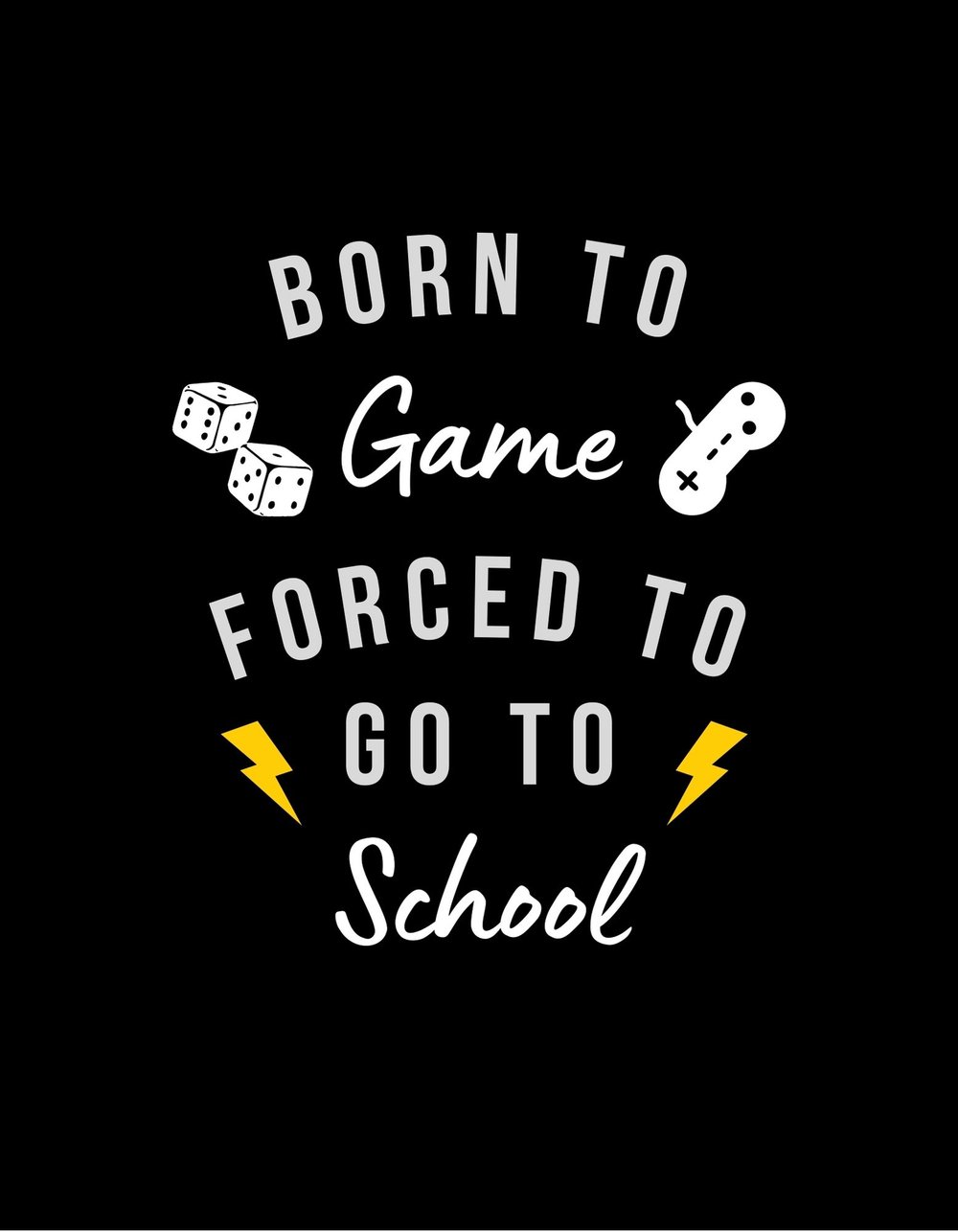 born to play roblox , forced to go to school Poster for Sale by pietropah