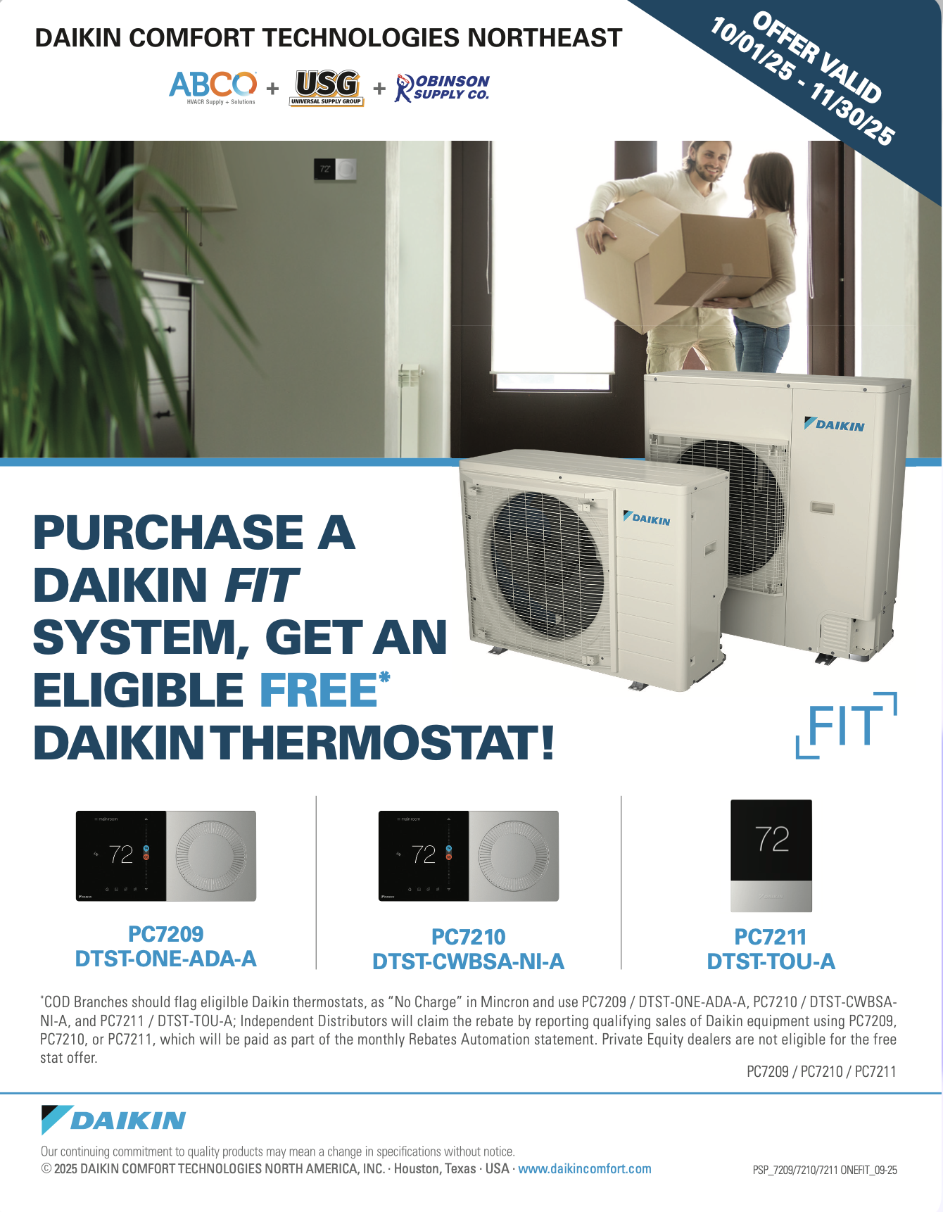 Promotions and Limited-Time Offers from Daikin Northeast — Daikin ...