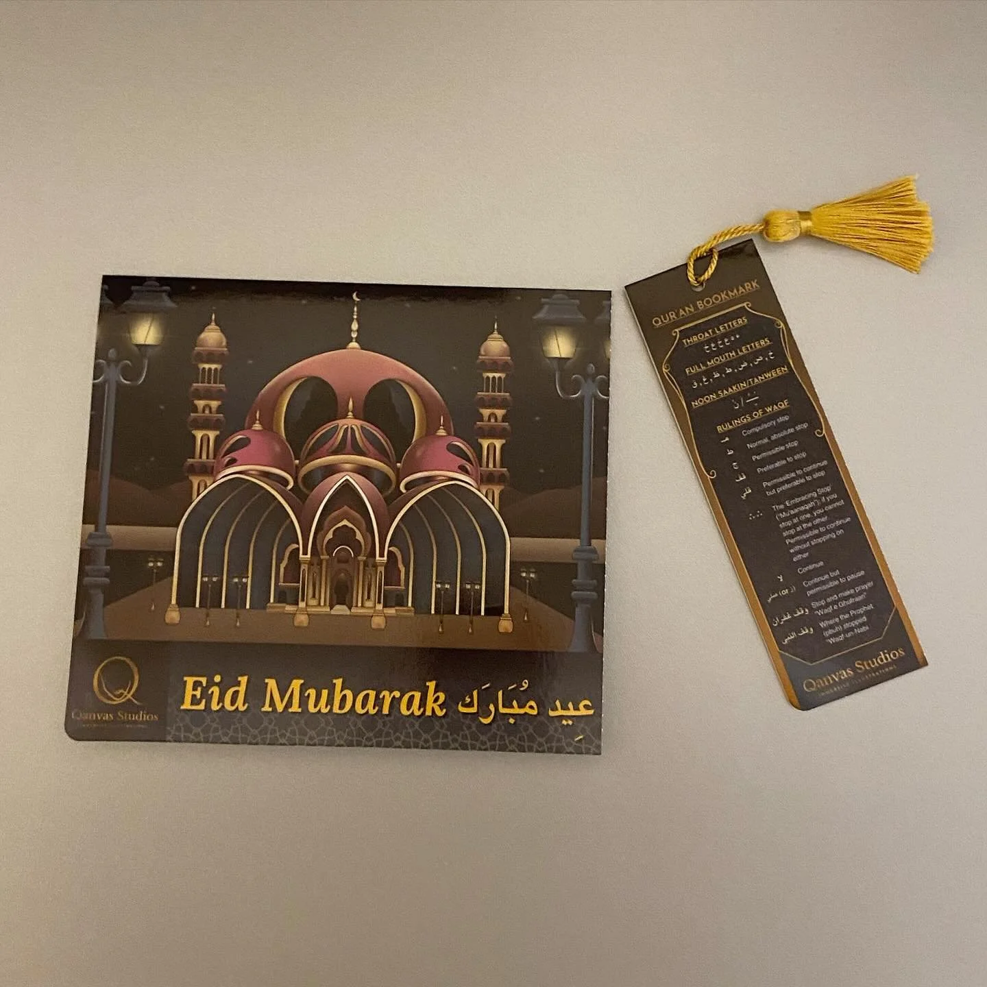 🌟A full circle moment!🌟

We were gifted our very own product, our Eid greeting card with a detachable Quran bookmark, for Eid! This was a heartwarming moment and too great not to share with you. 🥹

Not only does this give us a sense of validation 