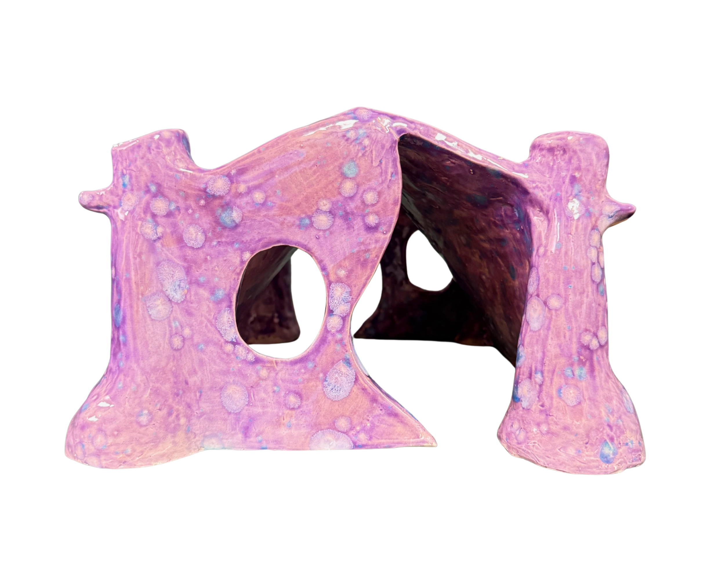 "Tilly Baby", Stoneware & glossy glaze, 8" x 12" x 14", 2025