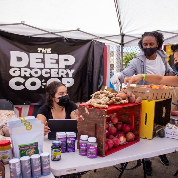 The Deep Grocery Coop selling and produce and products (Copy)