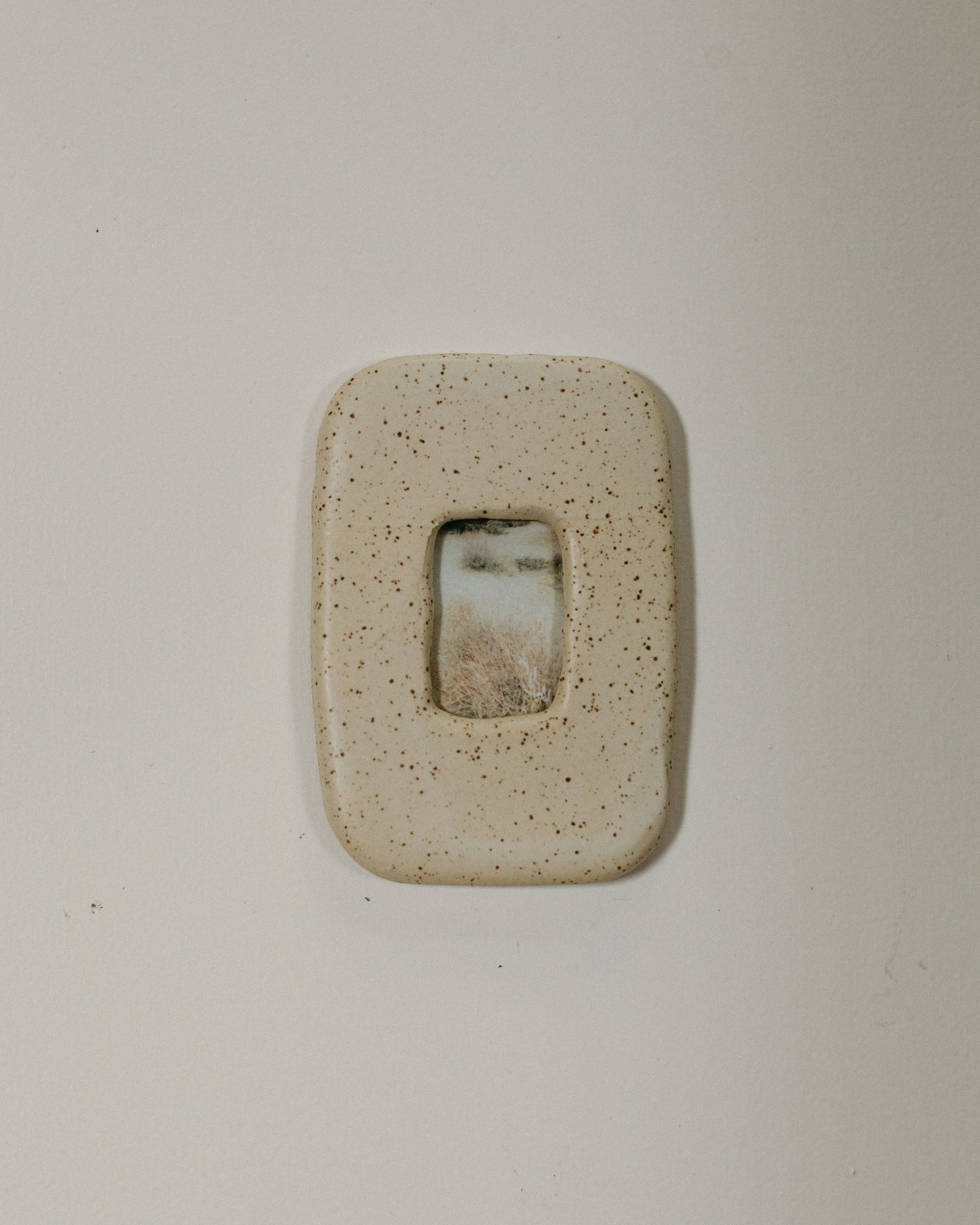 Ceramic Photo Frame White