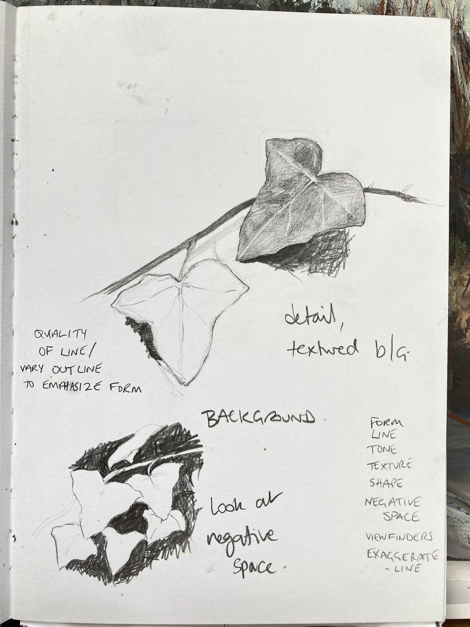 Tone, Line and Negative space