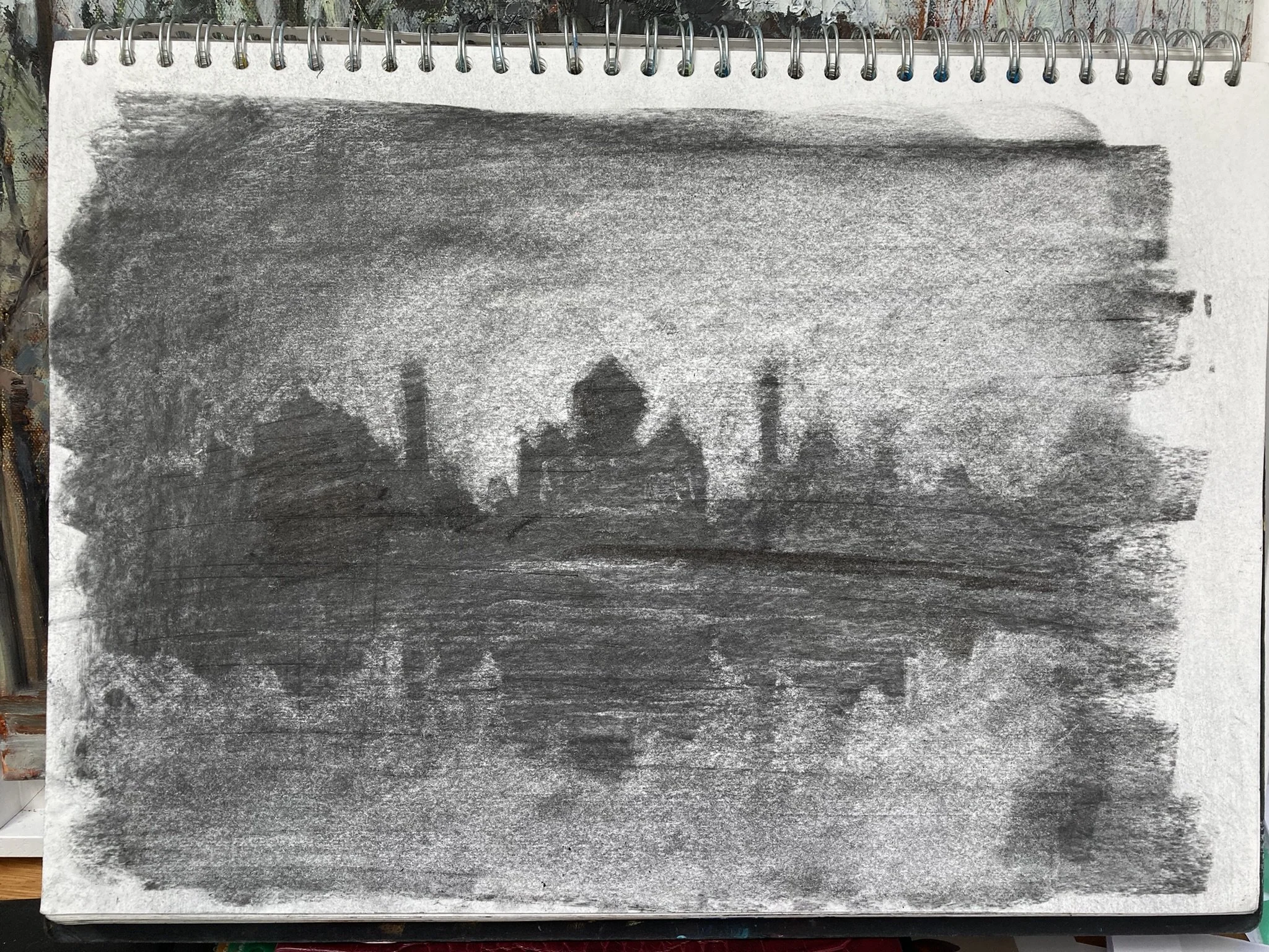 soft focus silhouettes - Influence of Seurat