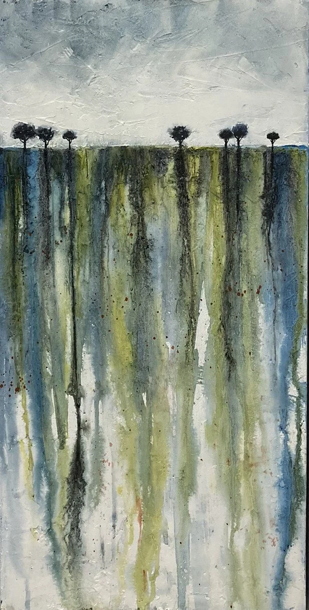 Reach 60 x 30cm Mixed Media £SOLD