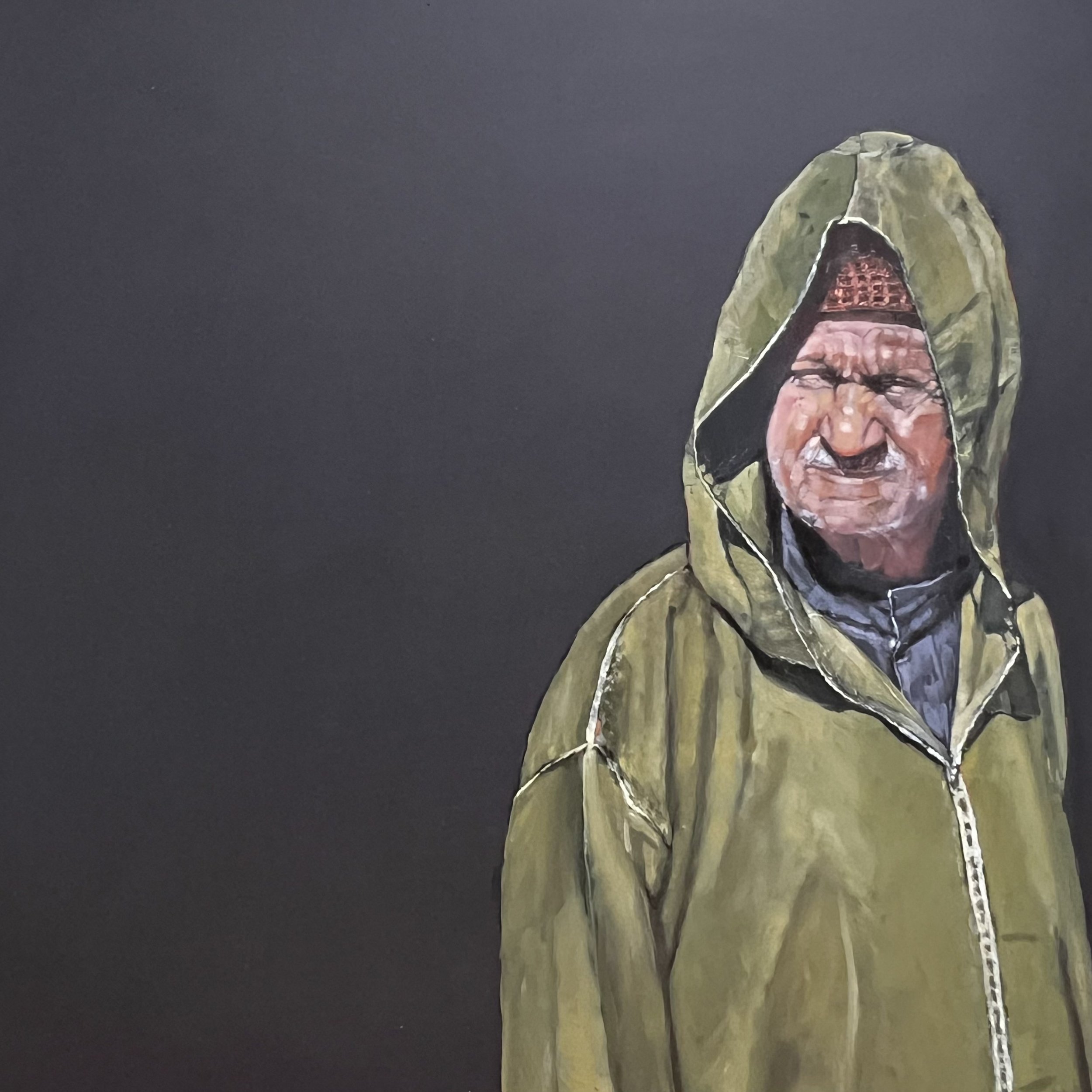 The man in the green Djellabah