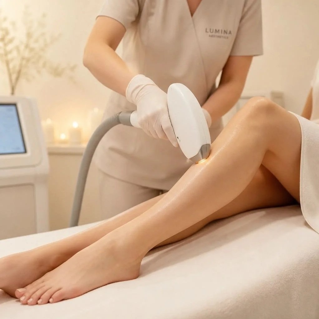 Venus Velocity laser machine in a medical setting.