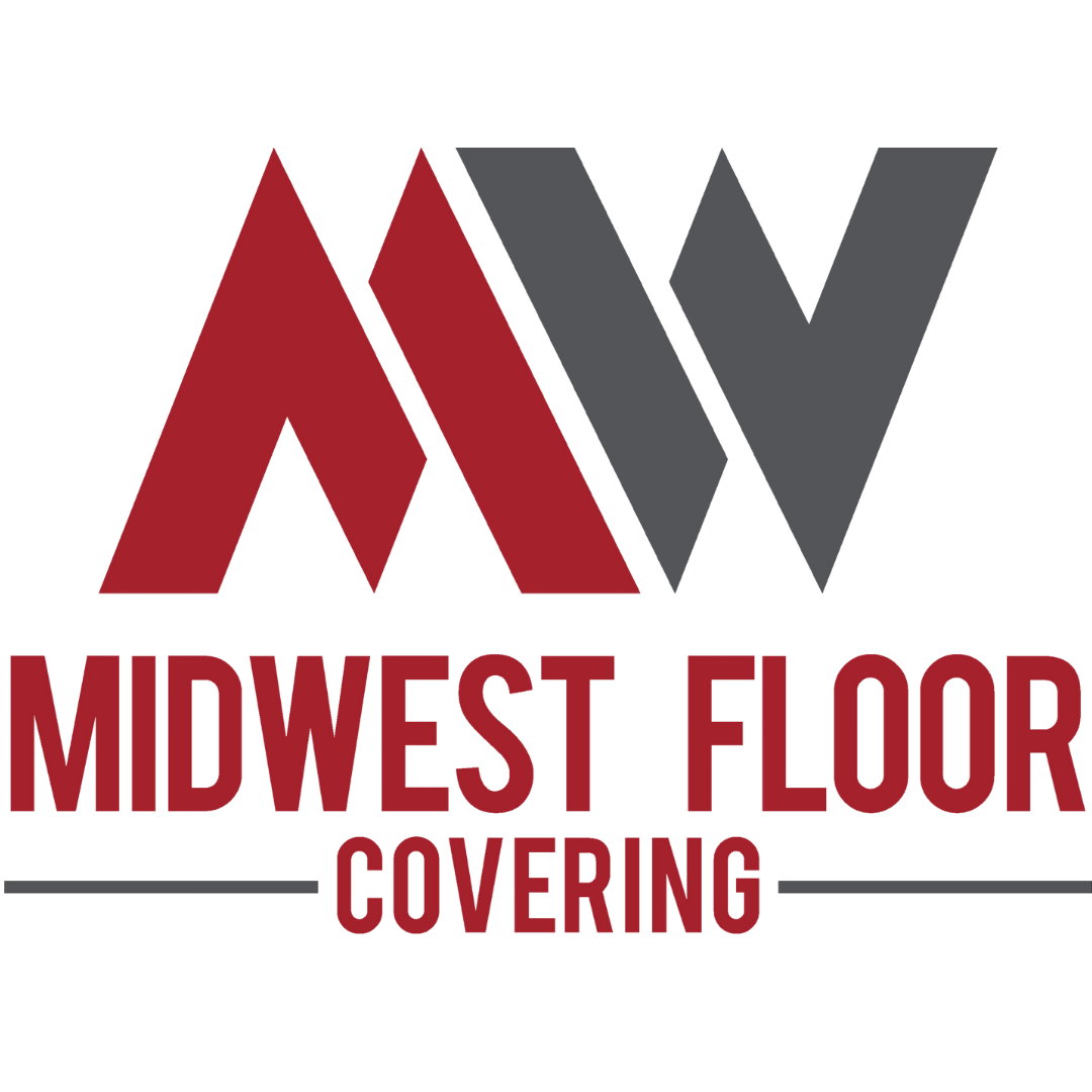 Logo of Midwest Floor Covering Inc., a flooring company in Lincoln, Nebraska.