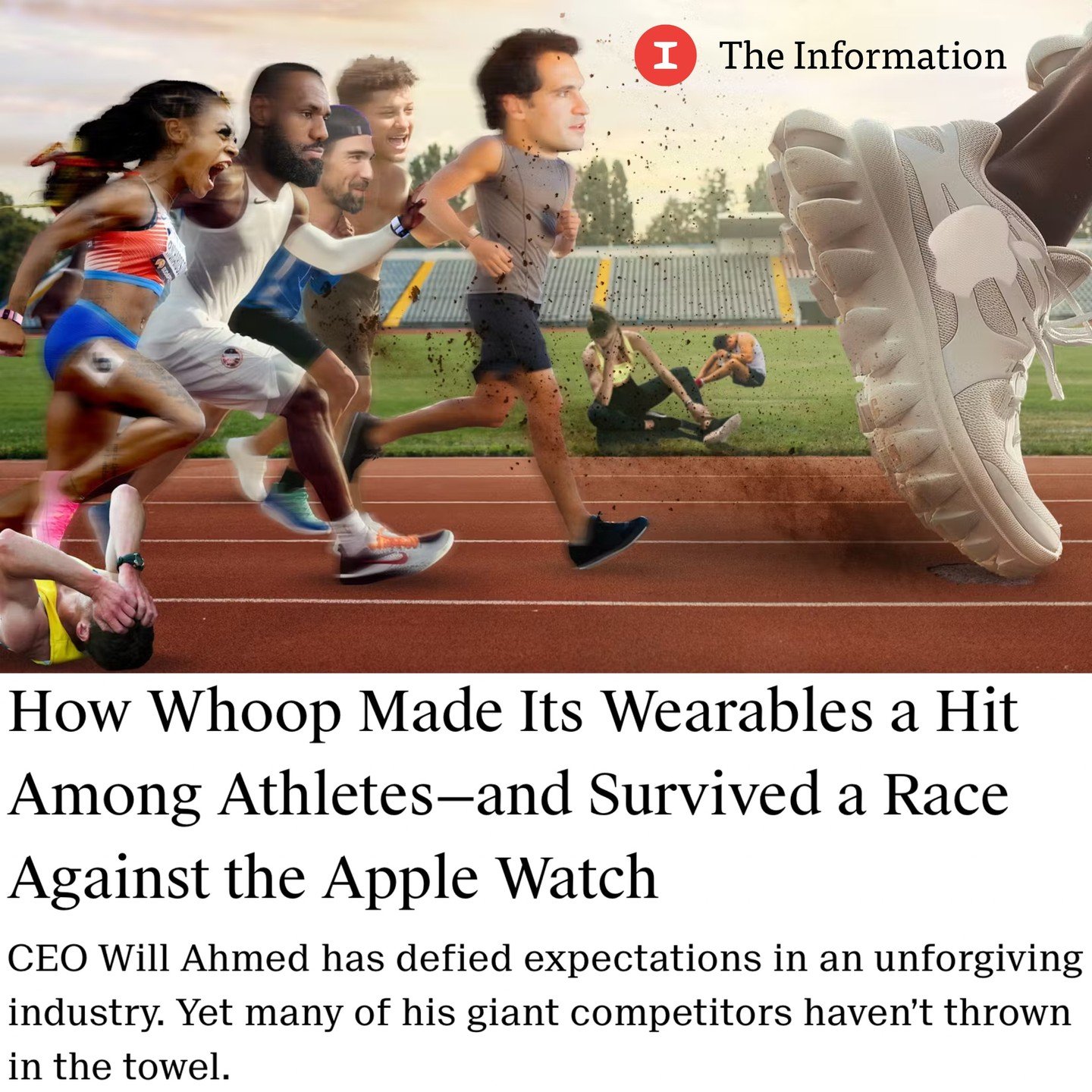 @theinformation sat down with @whoop Founder and CEO @willahmed for a deep dive on the last 12 years building and differentiating @whoop within a highly competitive wearable market, alongside his daily wellness routine and life hacks to fuel such per