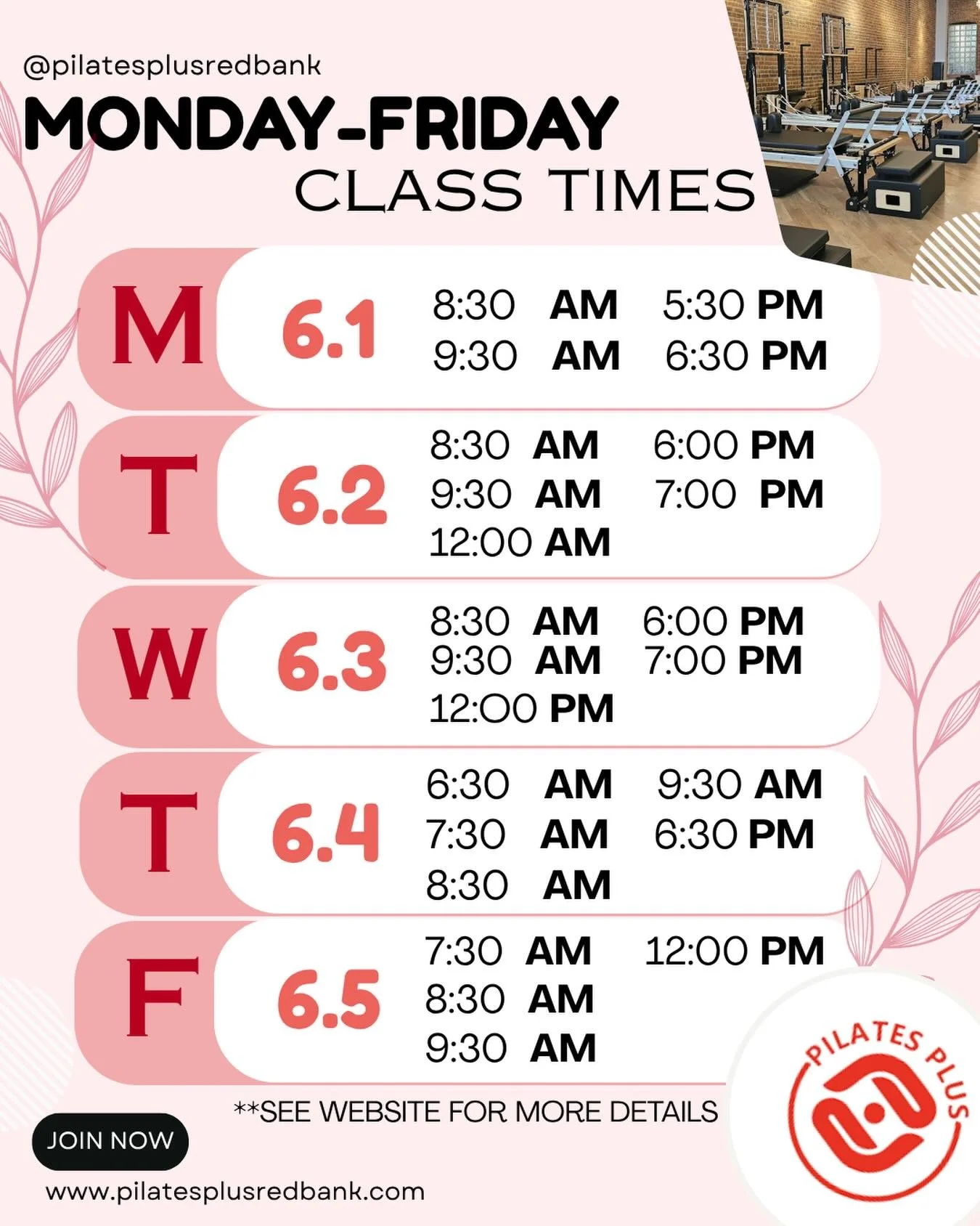 IT IS JUNE!! ☀️ 

Summer loading&hellip; ⏳ 

Kick off June at the studio with us! Spots are limited! 

Link in bio 

#reformerpilates #redbank #pilatesplus