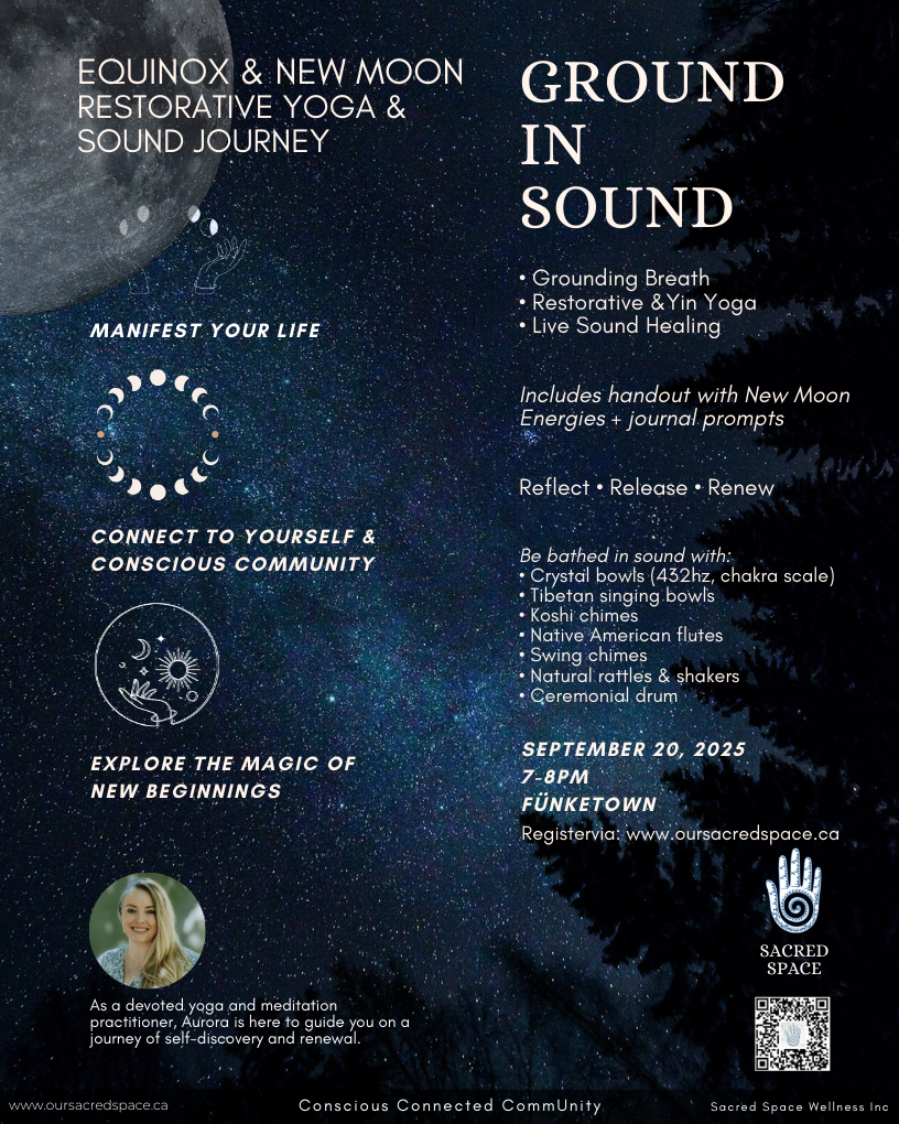 Ground In Sound - Equinox & New Moon Restorative Yoga & Sound Journey