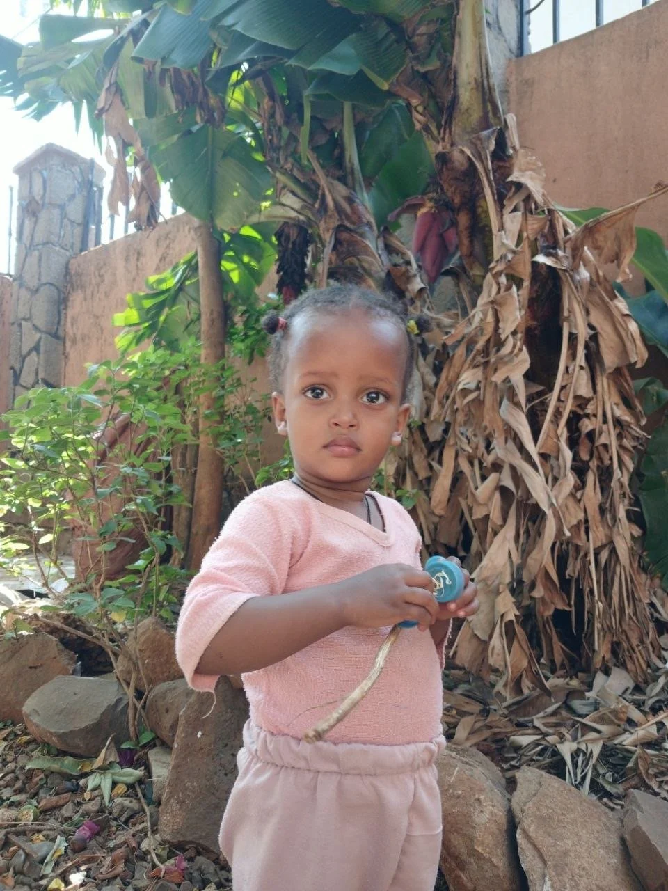 Bezawit| Age 2 | Birthday 06/21/2025 | She lives with her mother who cares for her, her father helps them financially. 