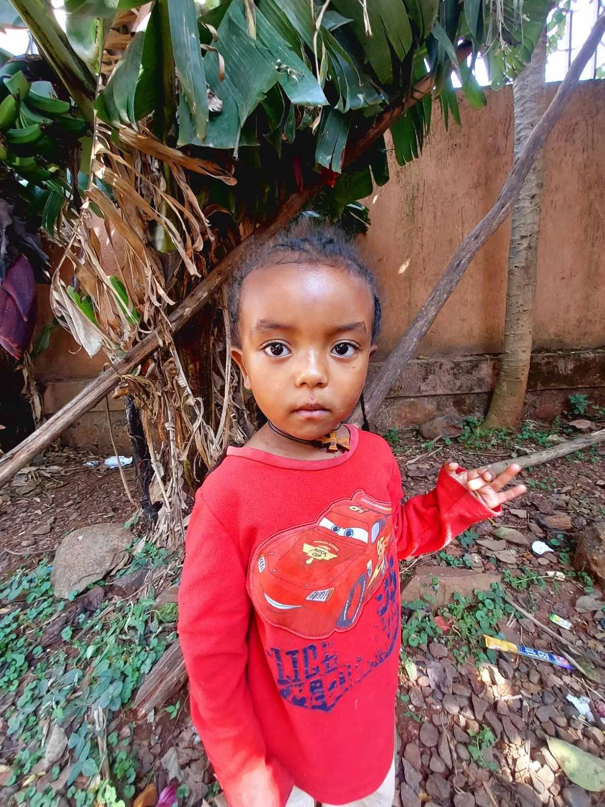 Bemnet | Age 4 | Birthday 11/05/21 | She lives with her mother who works day labor. 