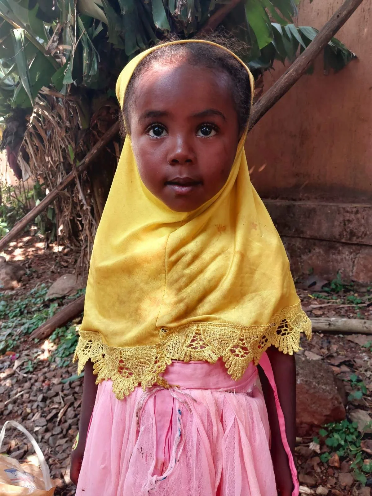 Hikma | Age 4 | Birthday 10/17/22 | Her father works day labor & mother makes baskets. 