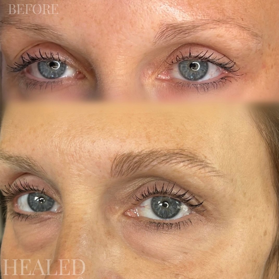 Would you be ok waking up everyday with brows like these? 
&bull;
Almost every client that sits in my chair says they&rsquo;ve been scared to get their brows done and them being &ldquo;too dark&rdquo; &ldquo;Groucho marks&rdquo; &ldquo;crazy&rdquo; &