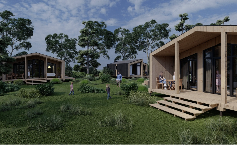 Zomerlicht is een regeneratieve eco village in de natuur, gericht op community, co-living, samen bouwen en investeren in een toekomstbestendig dorp.