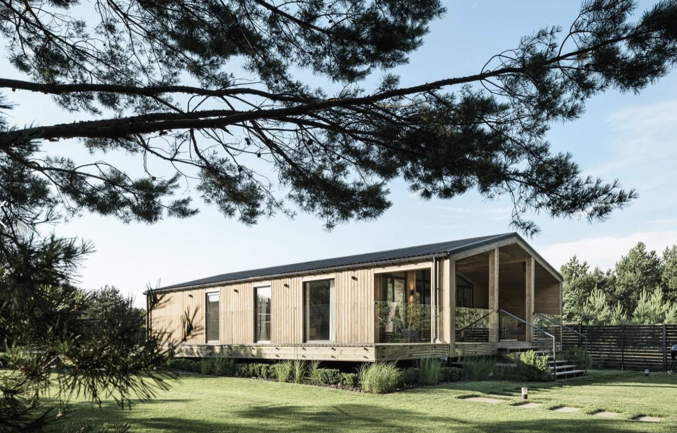 Rustige lodges and cabins met veel groen en open ruimte