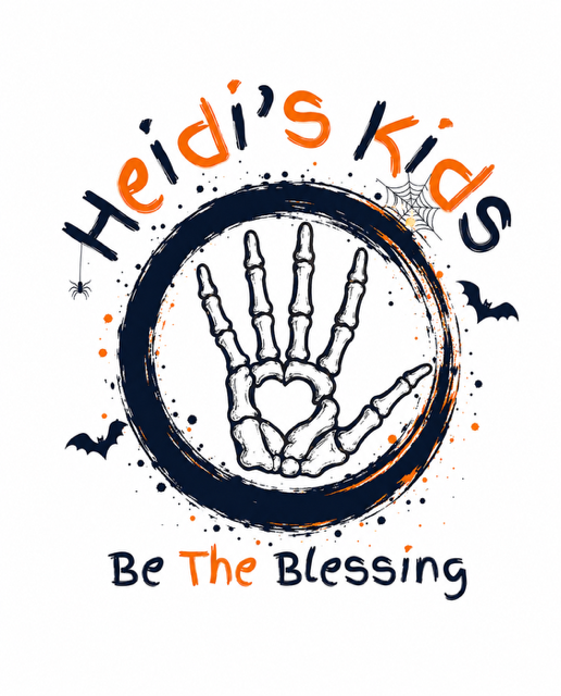 Heidi's Kids Halloween Shirt- Gildan White