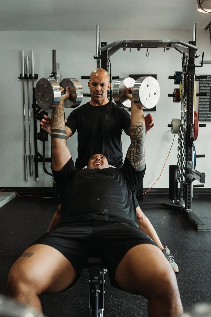 NFL Strength Coach Sal Alosi strength training athletes and clients at Fortitude Gym HQ in Chandler Arizona