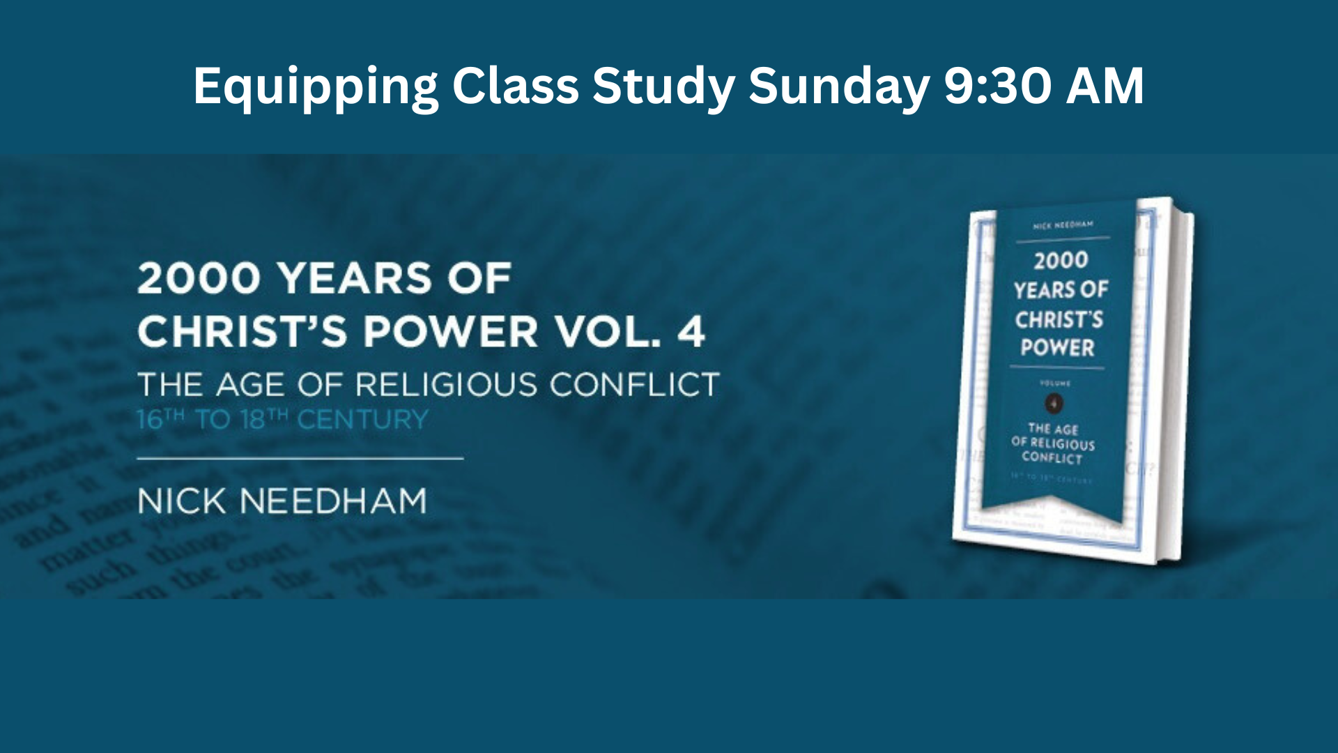 Church History Class