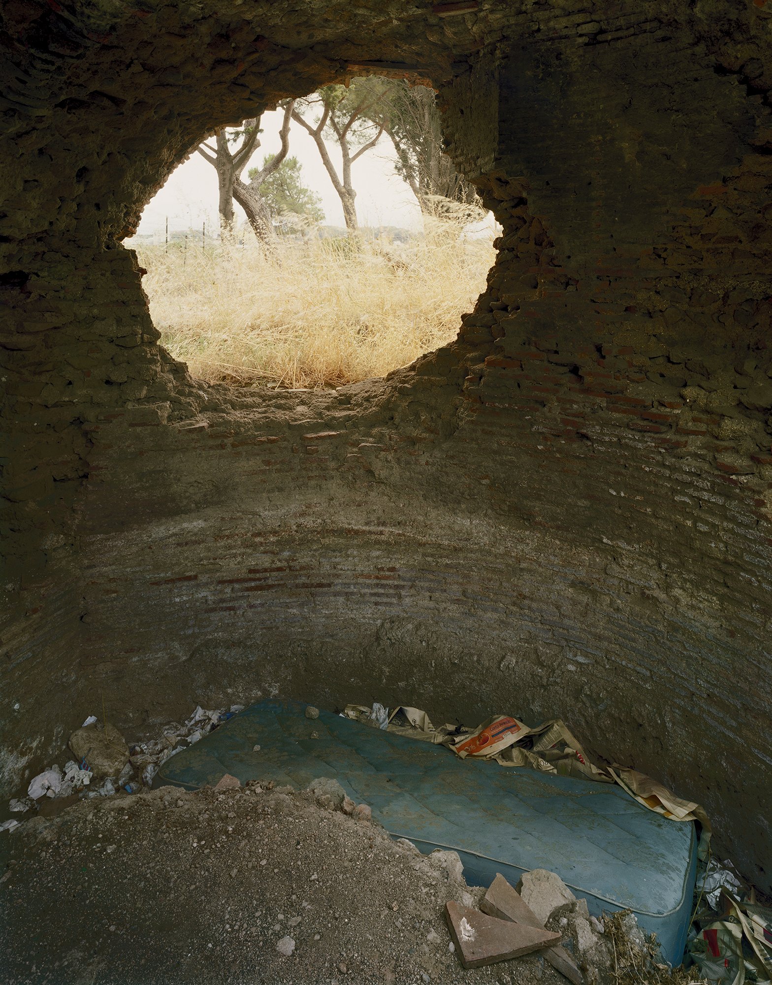  Roman Mausoleum Ruins, Mattress, Via Appia. 2007. 