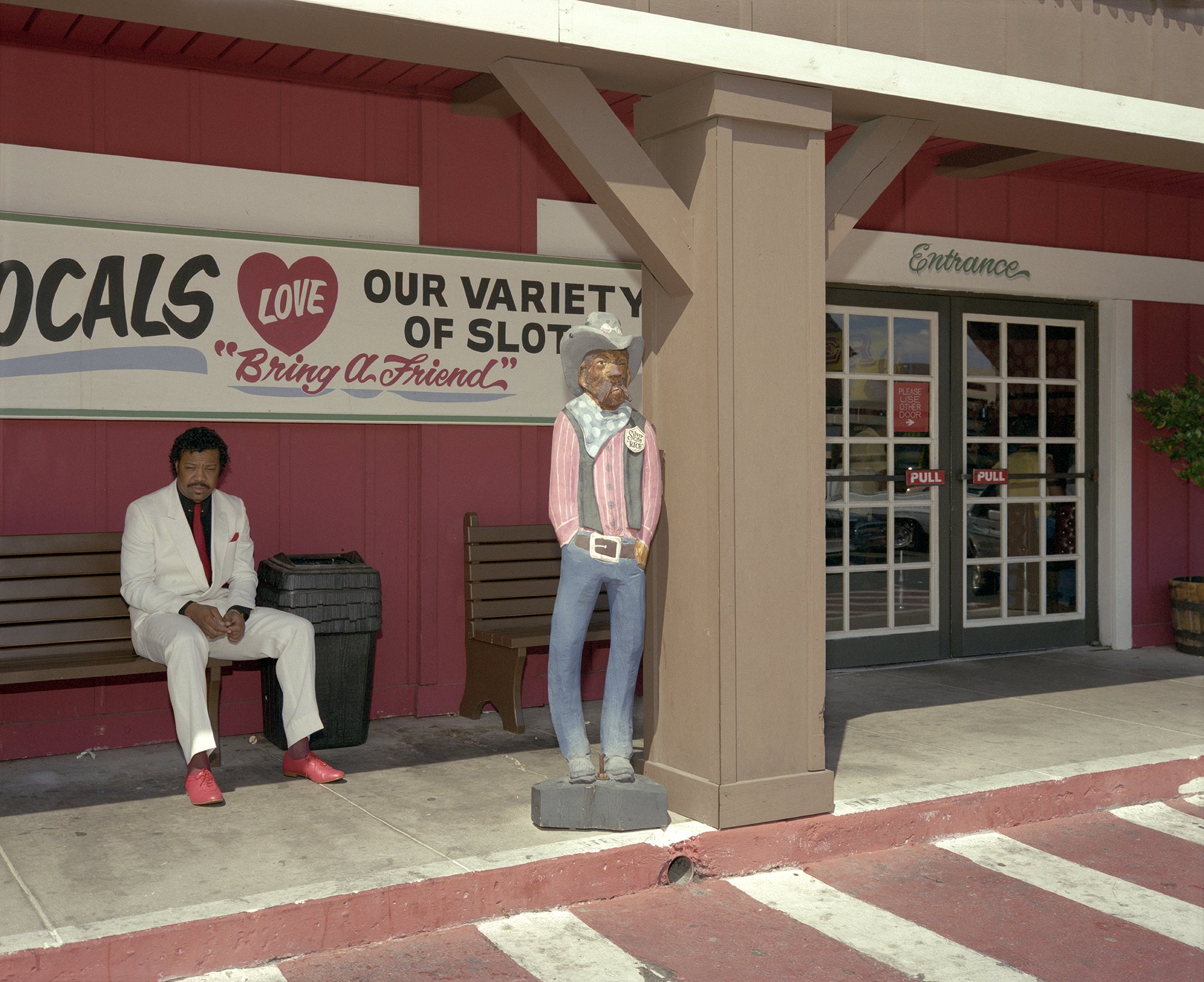  Man in Pink Shoes, Cowboy, Vegas. 1992. 