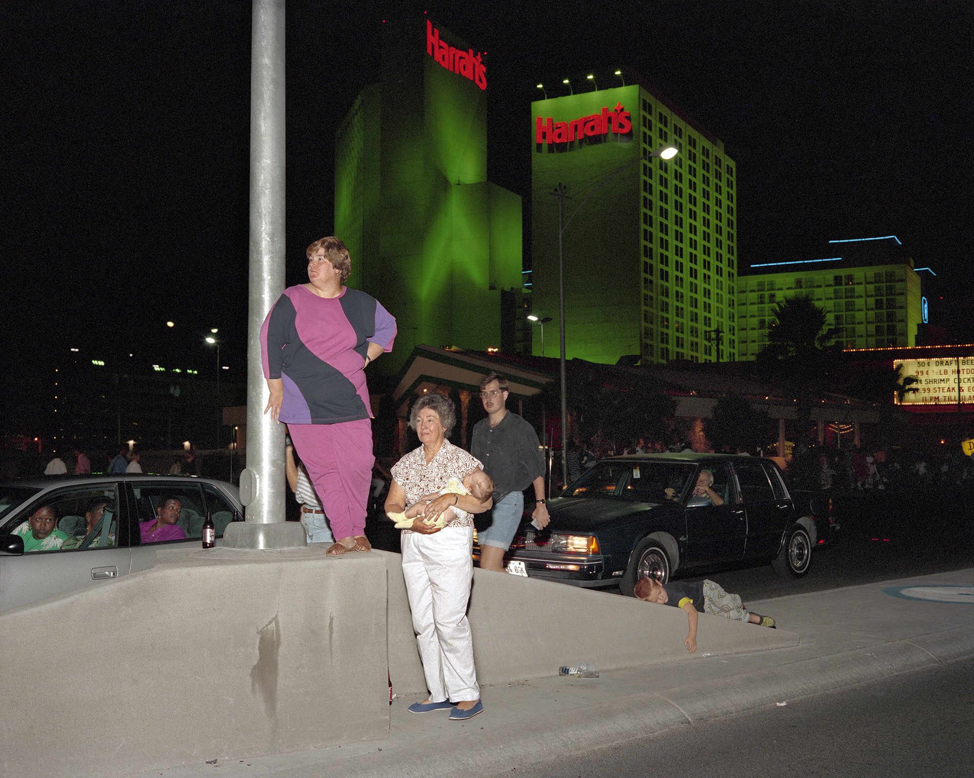  Family on Median, Vegas. 1992. 