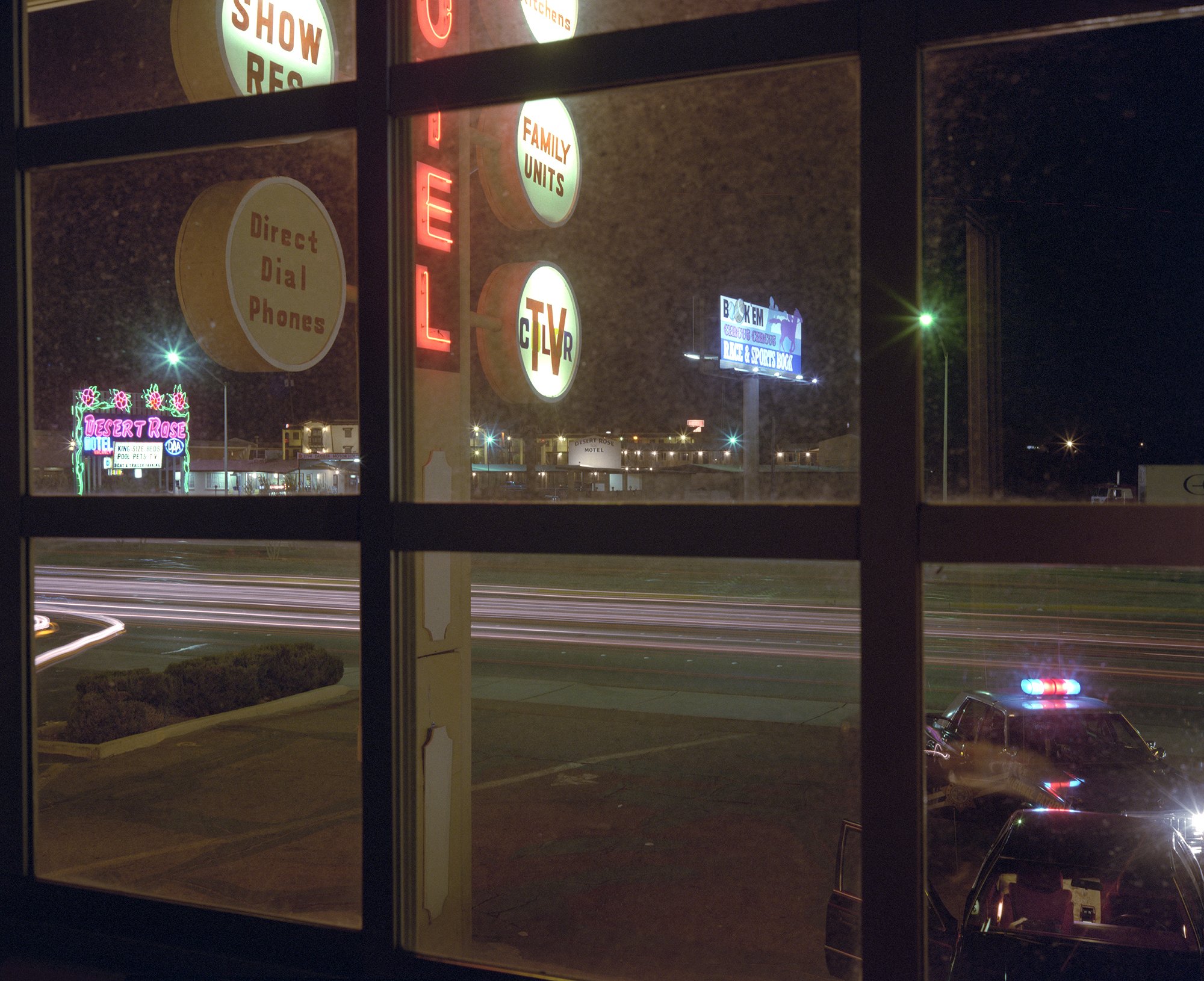  Room View, Monie Marie, Night, Vegas. 1988. 