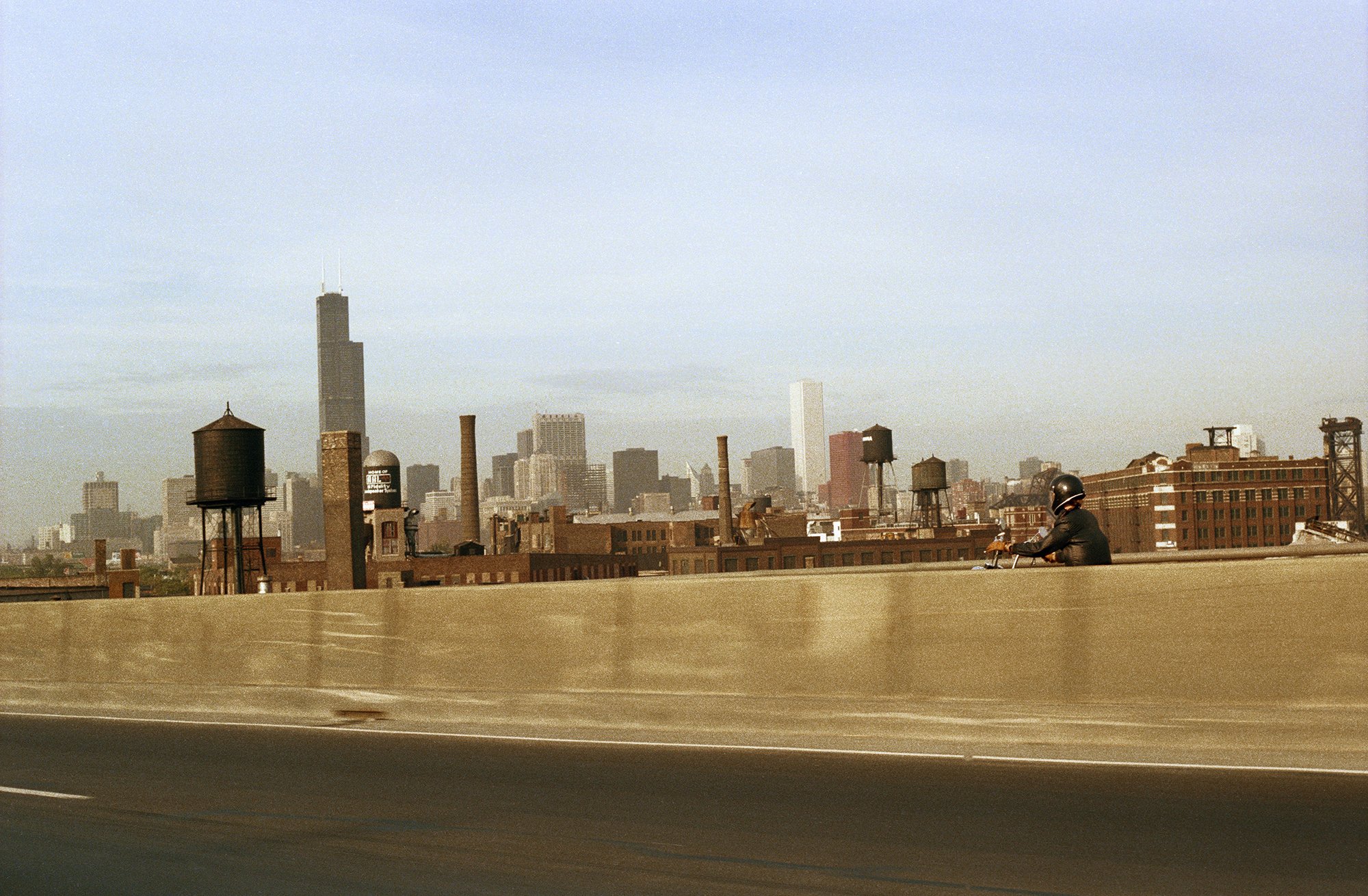  Biker, Skyline. 1983. 