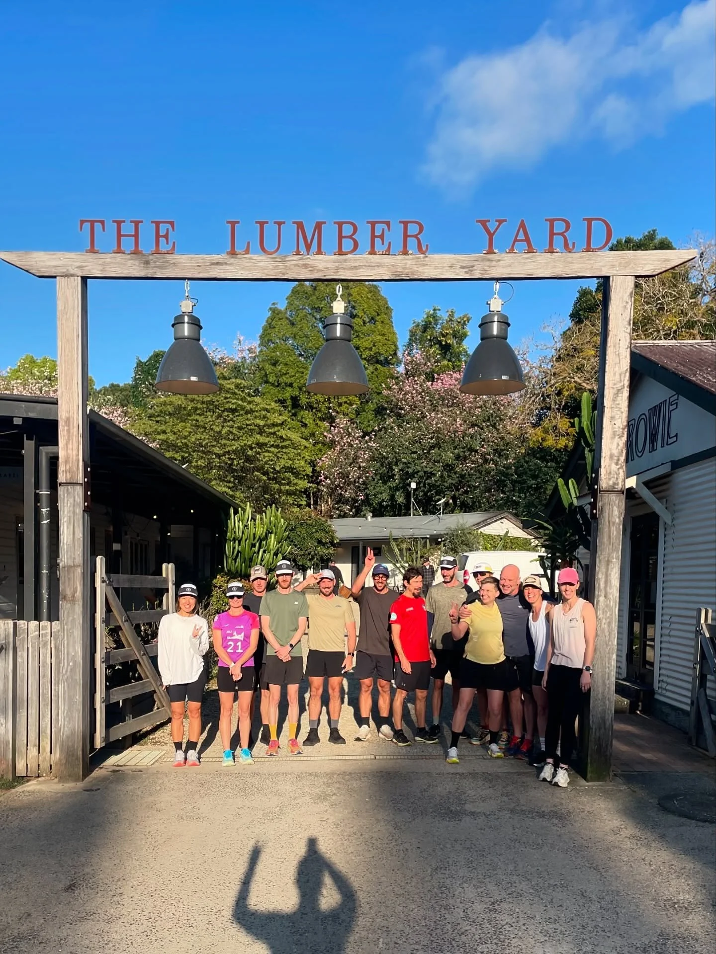 Well done to runners Eri, Briony, Scott, Neil, Chris, Dave, Aaron, Mike, Nathan, Katie, Ben, Jules and Greta for dominating the devils teeth Bangalow run this morning. Great run crew!

Kudos to Greta for coming on a first run with us. Welcome to Bang