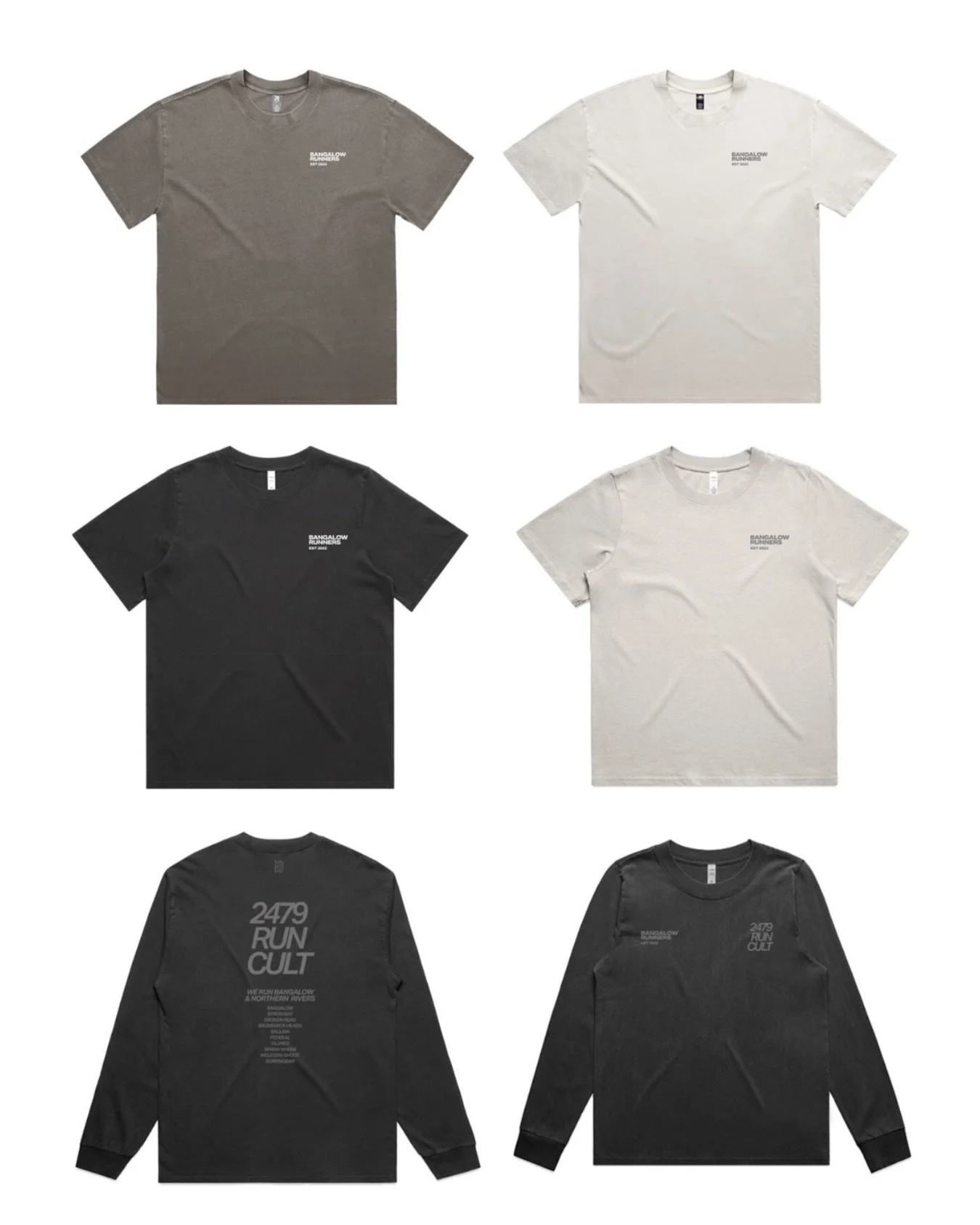 New year. New gear. Casual gear now, run kit coming soon. 👀 Watch this space 👀

2479 RUN CULT is here. Long sleeves for early starts. Faded tees for everything after.

The 2479 Run Cult Longsleeve is heavyweight comfort, built for winter mornings a